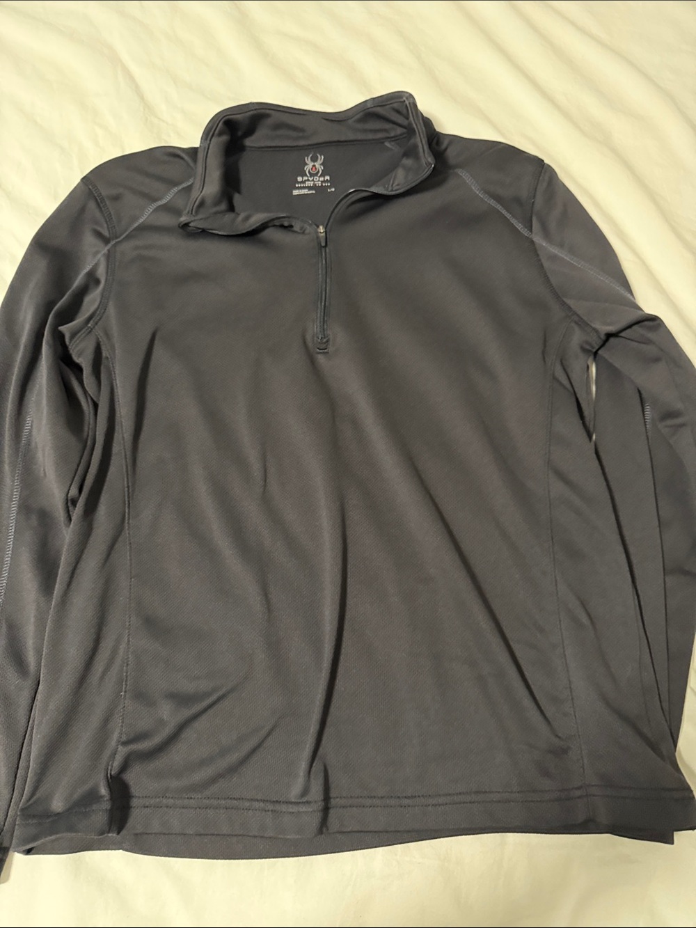 Spyder Men’s Gray Half-Zip Performance Jacket